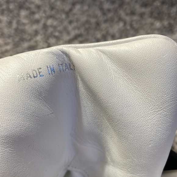 Authentic Christian DIOR high top leather suede sneakers w/ box 38 7 1/2 9 - Picture 12 of 14